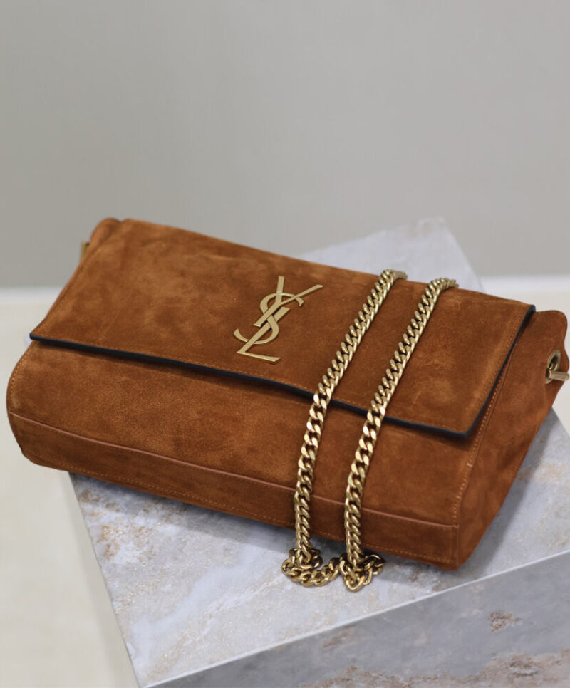 Saint Laurent Reversible Medium Kate In Suede